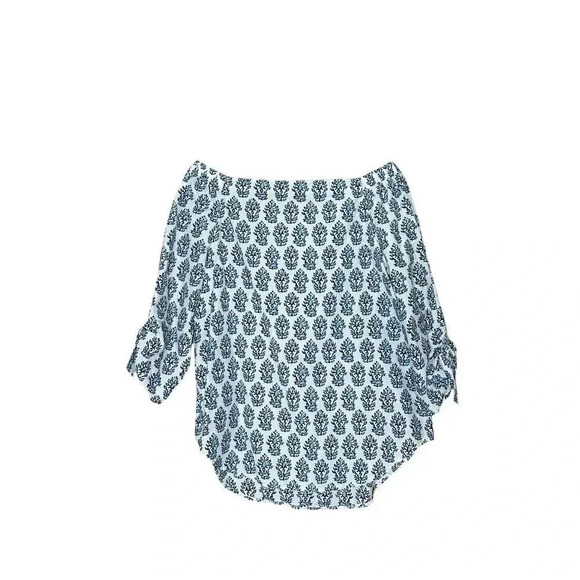 J. McLaughlin women’s “Natasha” off the shoulder lightweight blouse size small - Picture 2 of 6